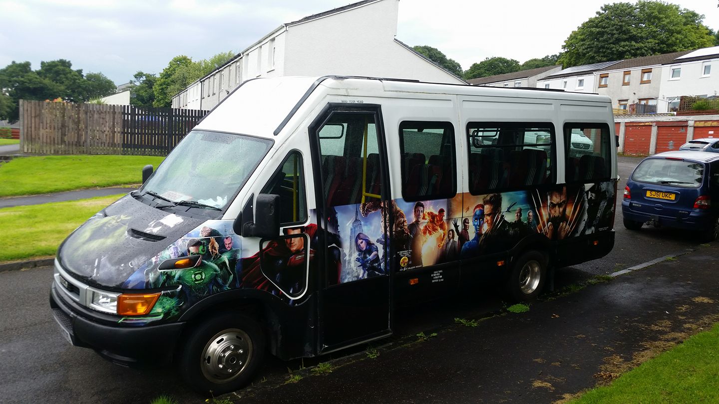 Glasgow minibus hire